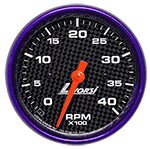 diesel tach, white dial, Polished Stainless Steel Race rim