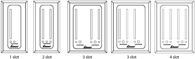  Led Indicators- vertical layout examples