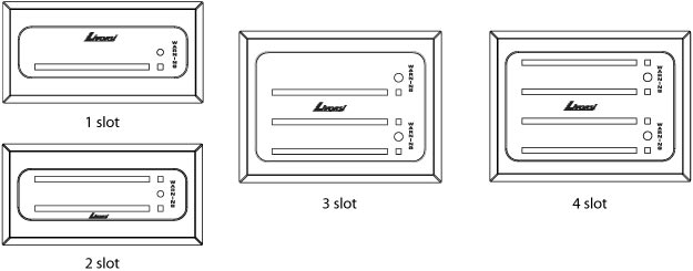  Led Indicators- horizontal layout examples