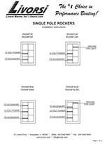 Rocker switch single on / off light – RSSNFLW – Instruction Sheet thumbnail image